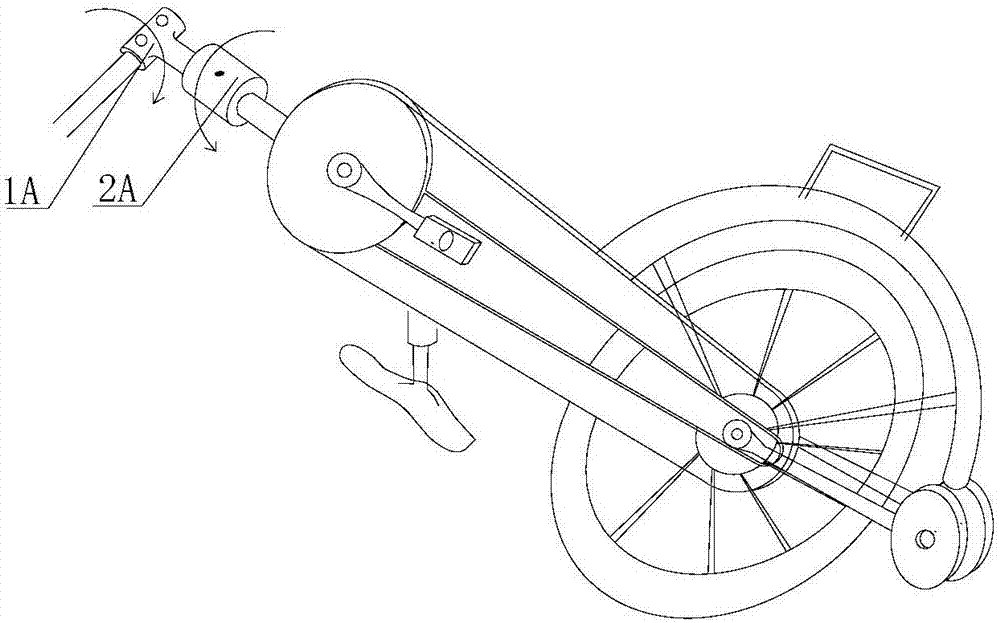 一種具有嬰兒車(chē)功能的折疊自行車(chē)及其智能控制系統(tǒng)的制作方法與工藝