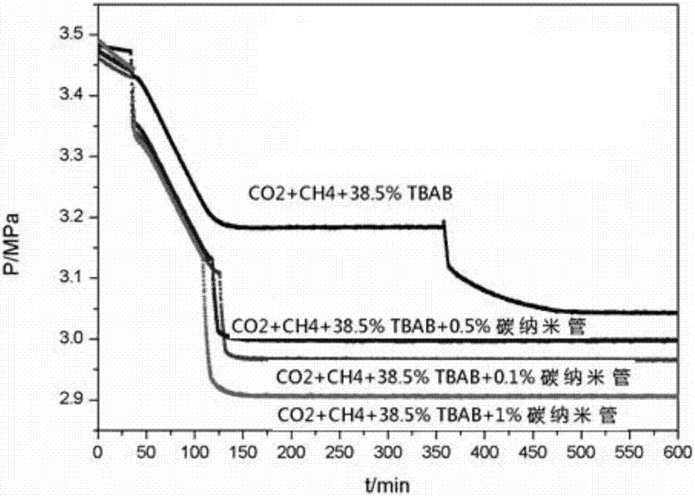 碳纳米管作为水合物促进剂的应用的制作方法与工艺