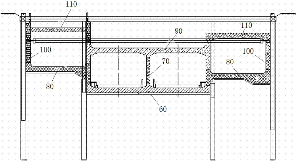 臨近不等高基坑同步施工方法與流程