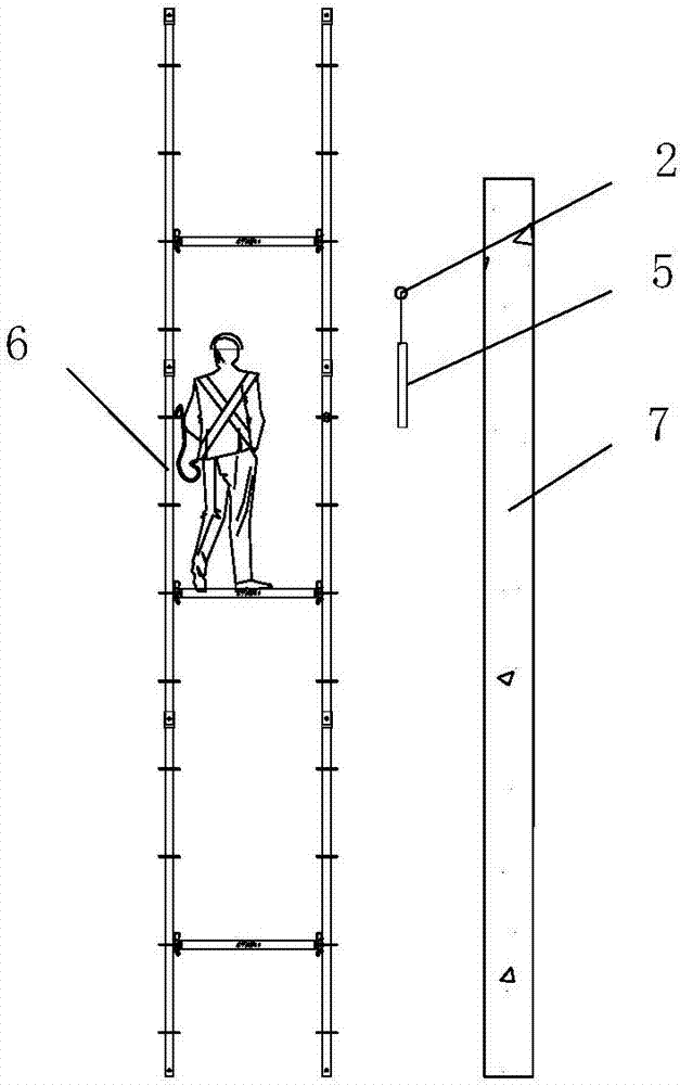 用于既有建筑改造中的腳手架內(nèi)水平運(yùn)輸系統(tǒng)及使用方法與流程