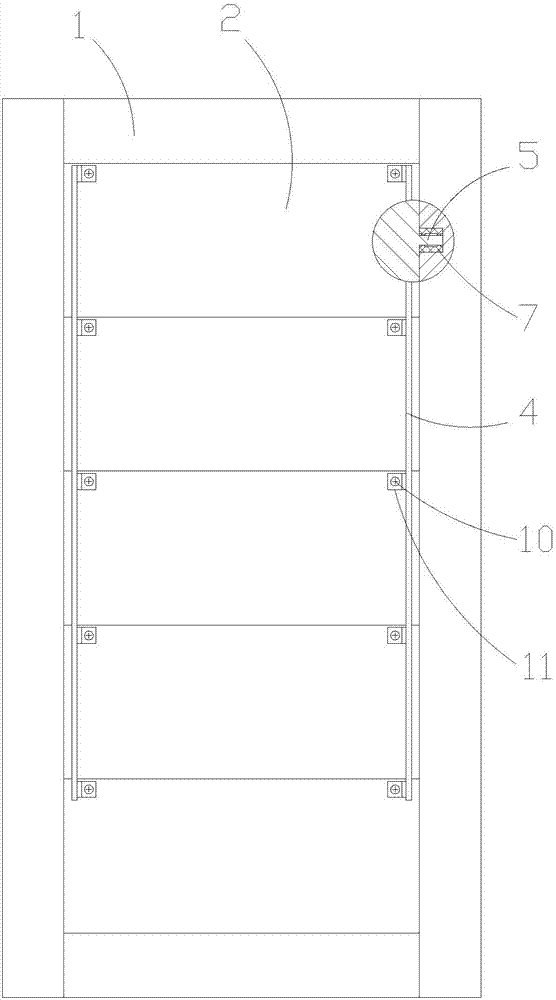 一種可調(diào)轉(zhuǎn)板式木門的制作方法與工藝