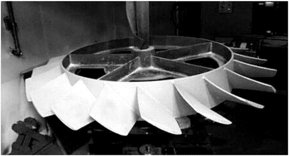 涂覆铁基非晶金属涂层的火电厂引风机叶轮的制作方法与工艺