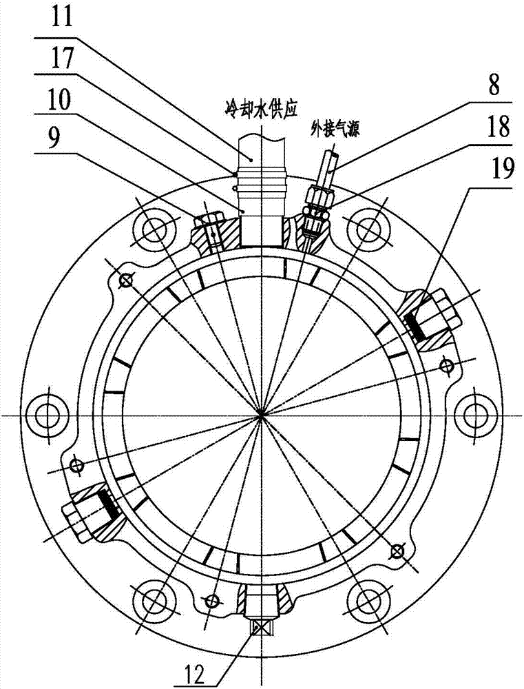 橡胶唇缘摩擦副式艉轴密封装置的制作方法