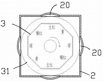 燈箱式移動(dòng)交通燈的制作方法與工藝