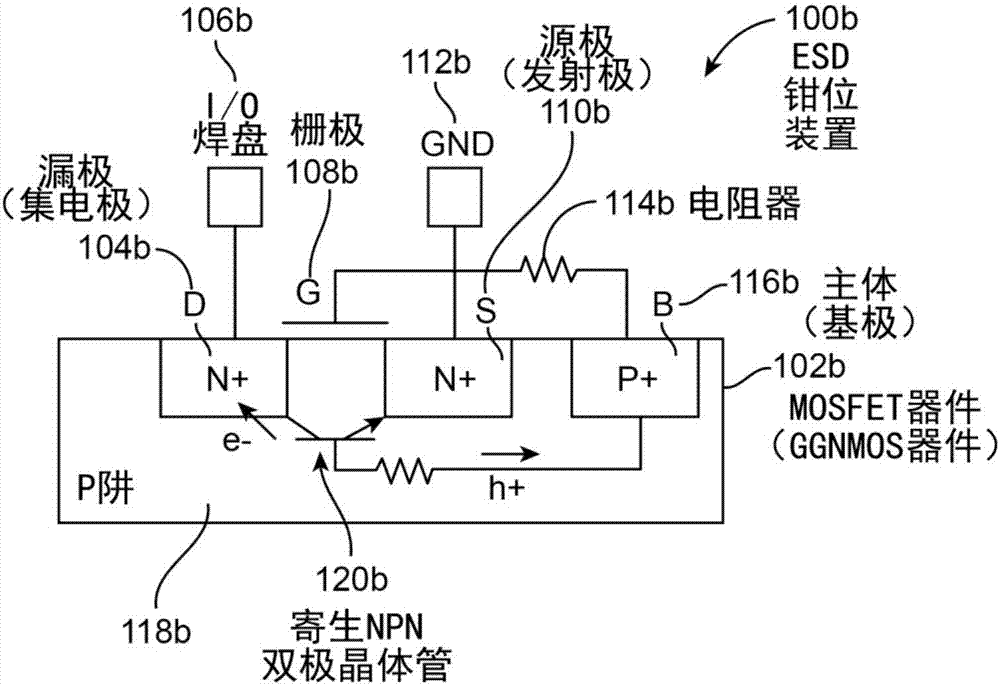 增強(qiáng)靜電放電（ESD）鉗位器的制作方法與工藝