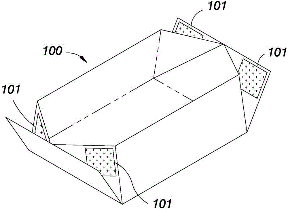 折叠容置盒的制作方法