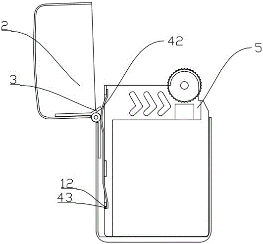 一种翻盖打火机的制作方法