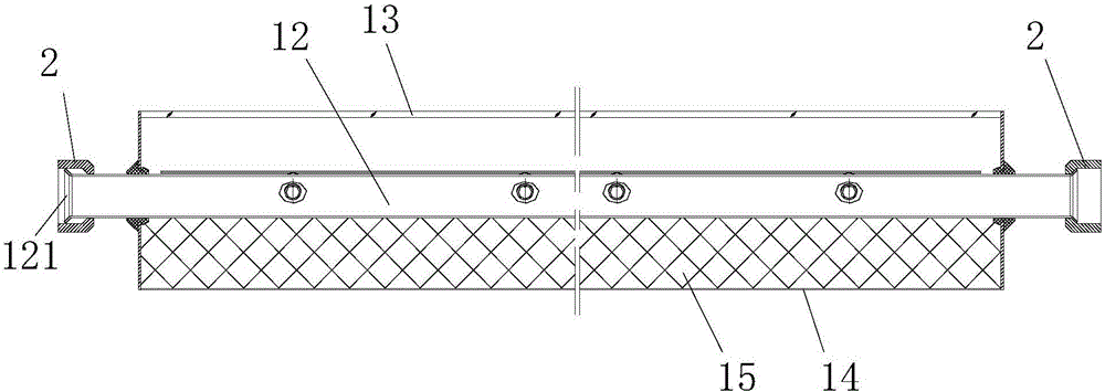 活接式螺纹扩口接头集热器的连接结构的制作方法