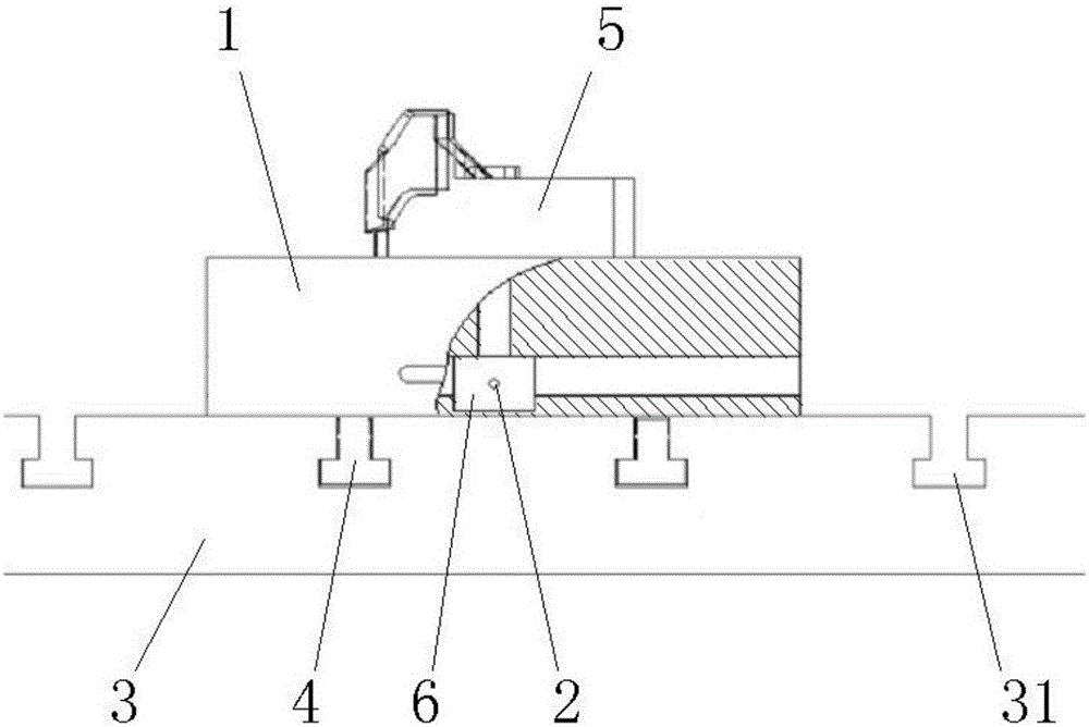 一种模具镶块的加工夹具的制作方法