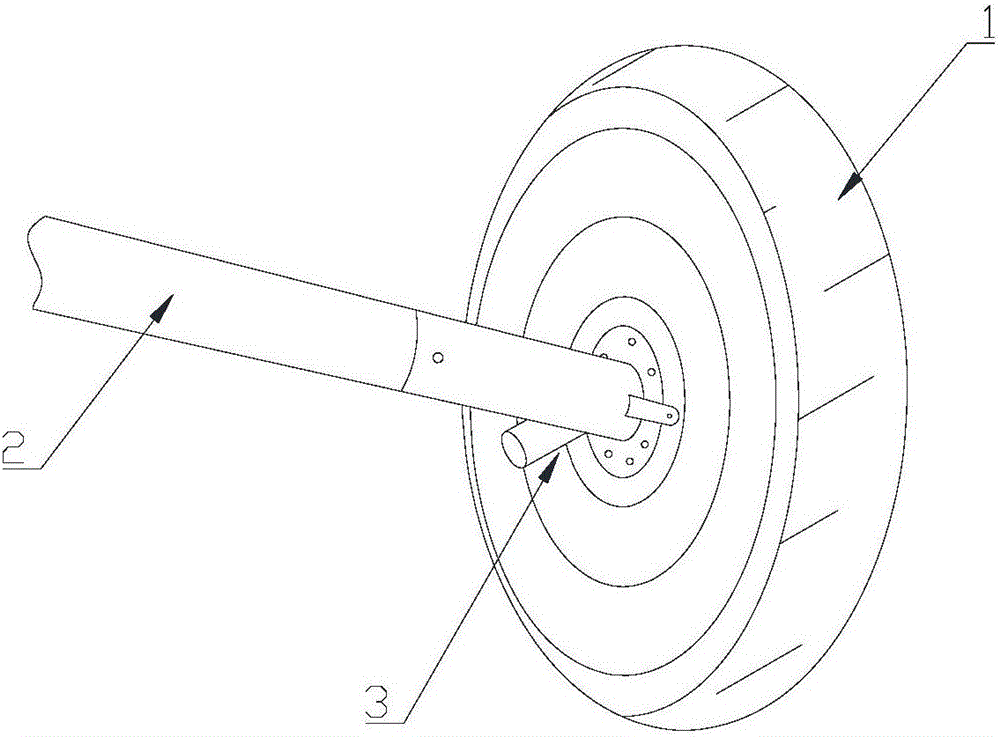 旋翼机车轮毂的轴接机构的制作方法