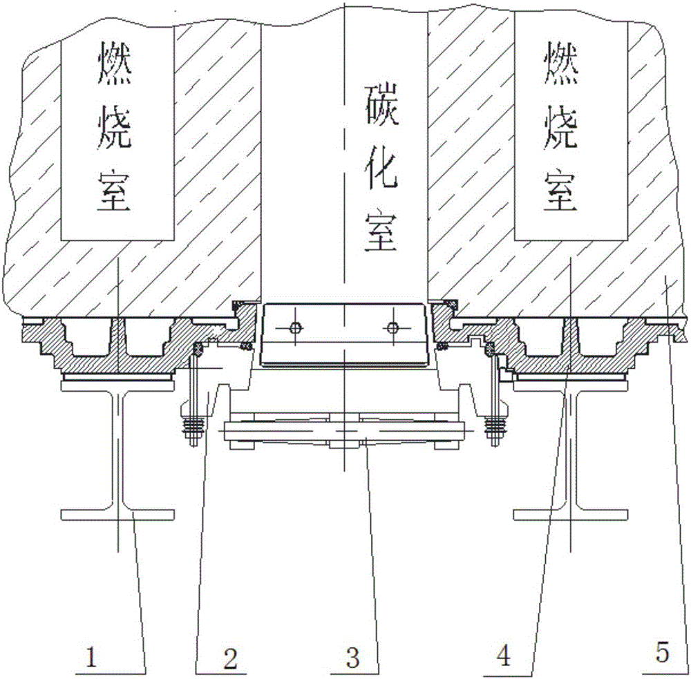 背景技术:焦炉由若干碳化室,燃烧室交替组成,每一孔碳化室与燃烧室