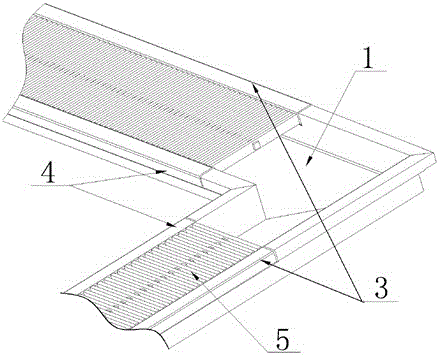 溢水槽格栅角盖及其与溢水槽的固定方式的制作方法