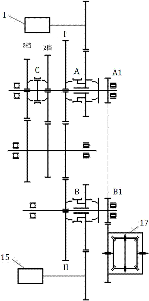 纯电动汽车双电机驱动系统的制作方法