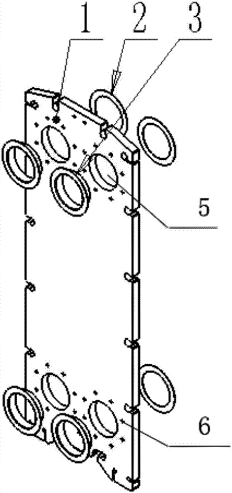 一种具有角孔衬环衬套结构的可拆板式热交换器的制作方法