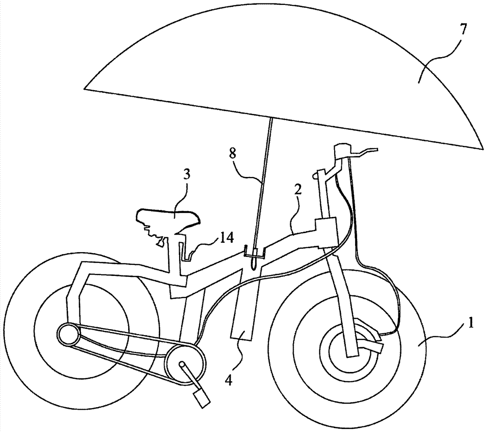 一种新型自行车的制作方法