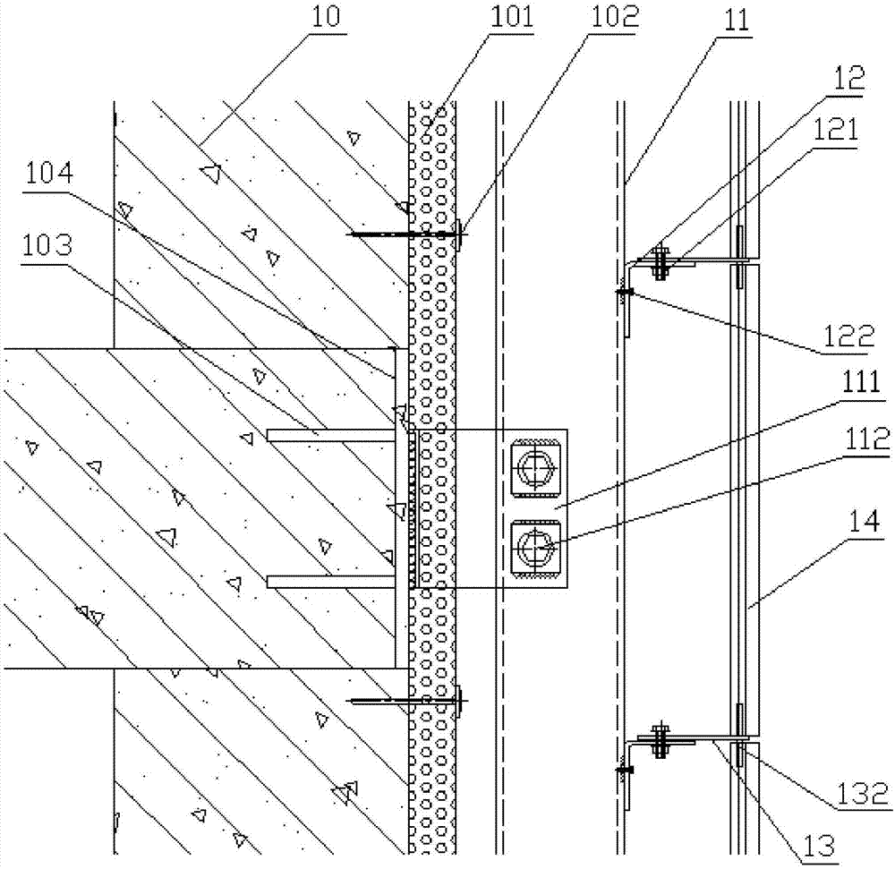 外墙陶板竖向插销式安装施工工艺的制作方法