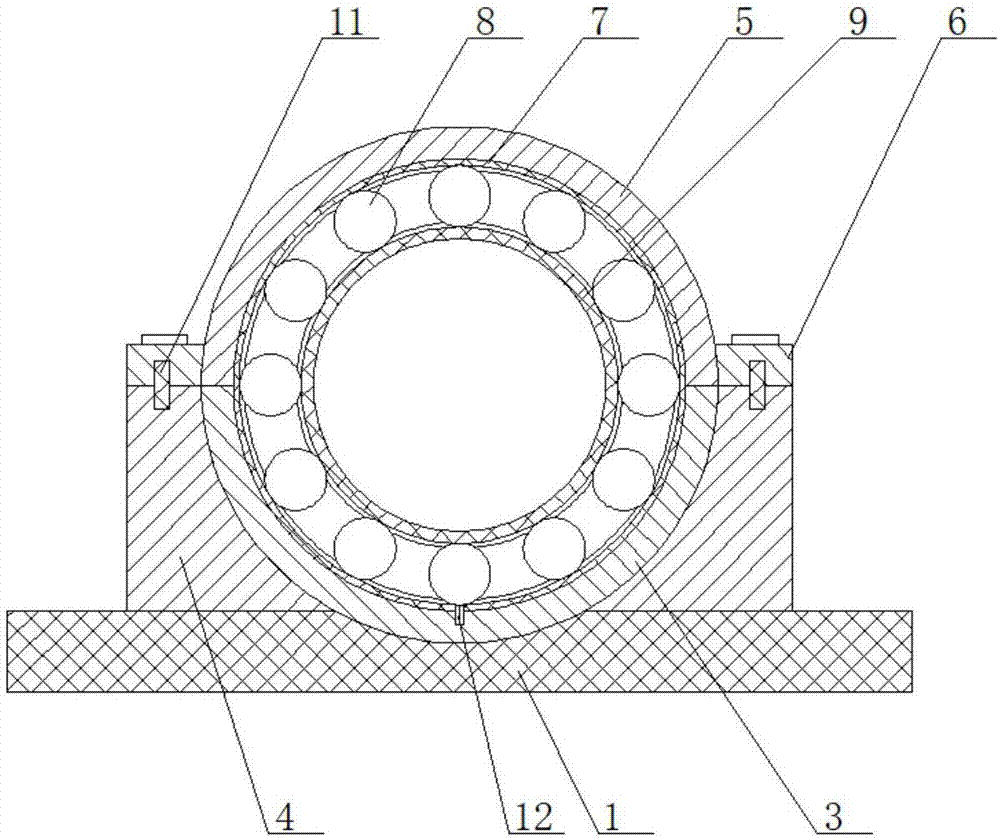 一种一体式轴承座的制作方法