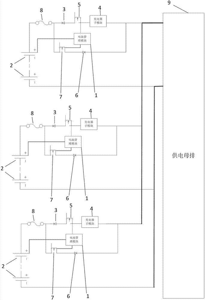 备用电源电路的制作方法