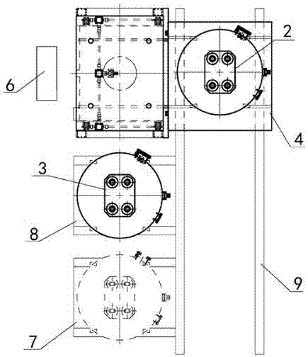 一种采用坩埚式保温炉可交替使用的低压铸造单元的制作方法