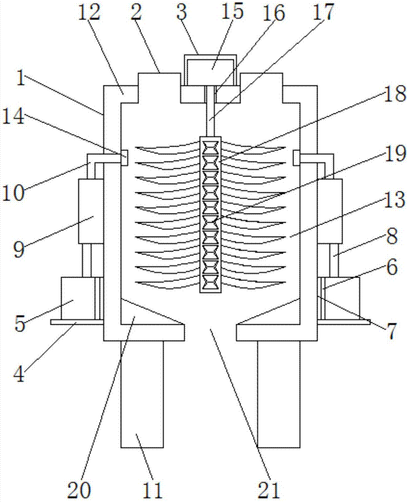 一种降尘型建筑垃圾粉碎装置的制作方法