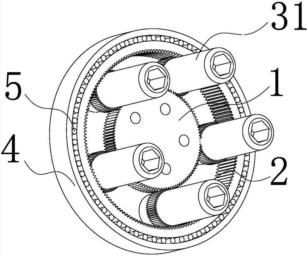 一种车轮锁紧螺母的同步预拧紧装置的制作方法