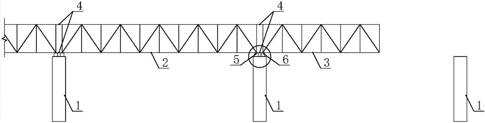 钢桁梁悬臂拼装时墩顶双排支垫协同受力系统的制作方法