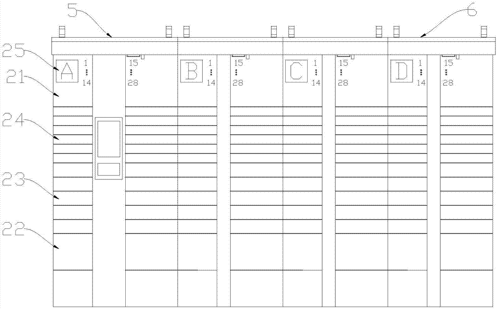 非对称结构的快递柜和快递柜系统的制作方法