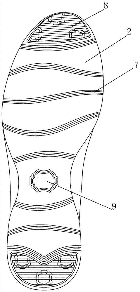 一种轻便的按摩鞋底的制作方法