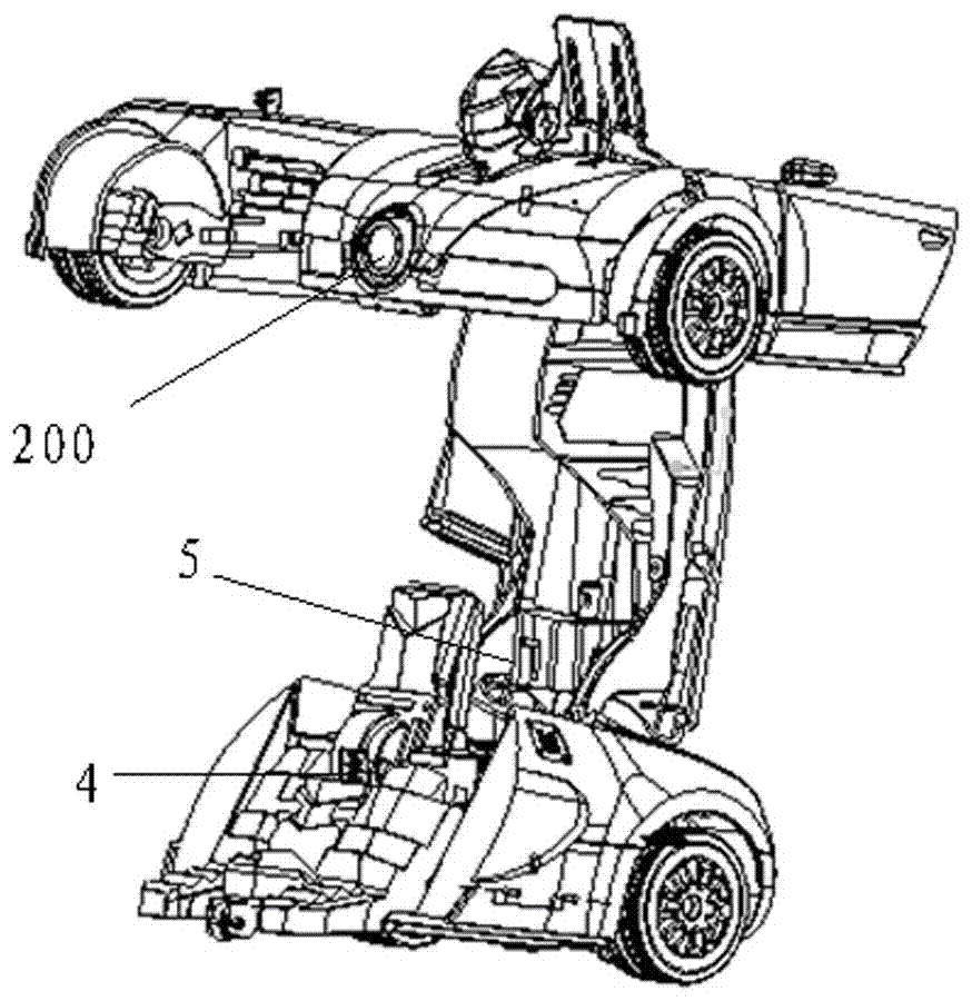 一种变形机器人玩具车的制作方法