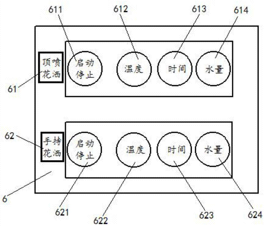 一种具有智能控制屏显的集成加热淋浴屏的制作方法