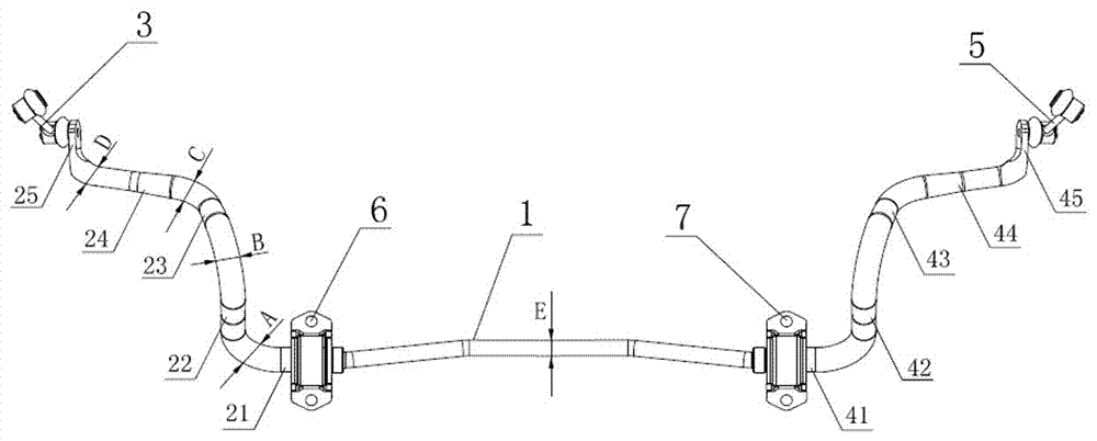 一种具有变截面结构的横向稳定杆的制作方法