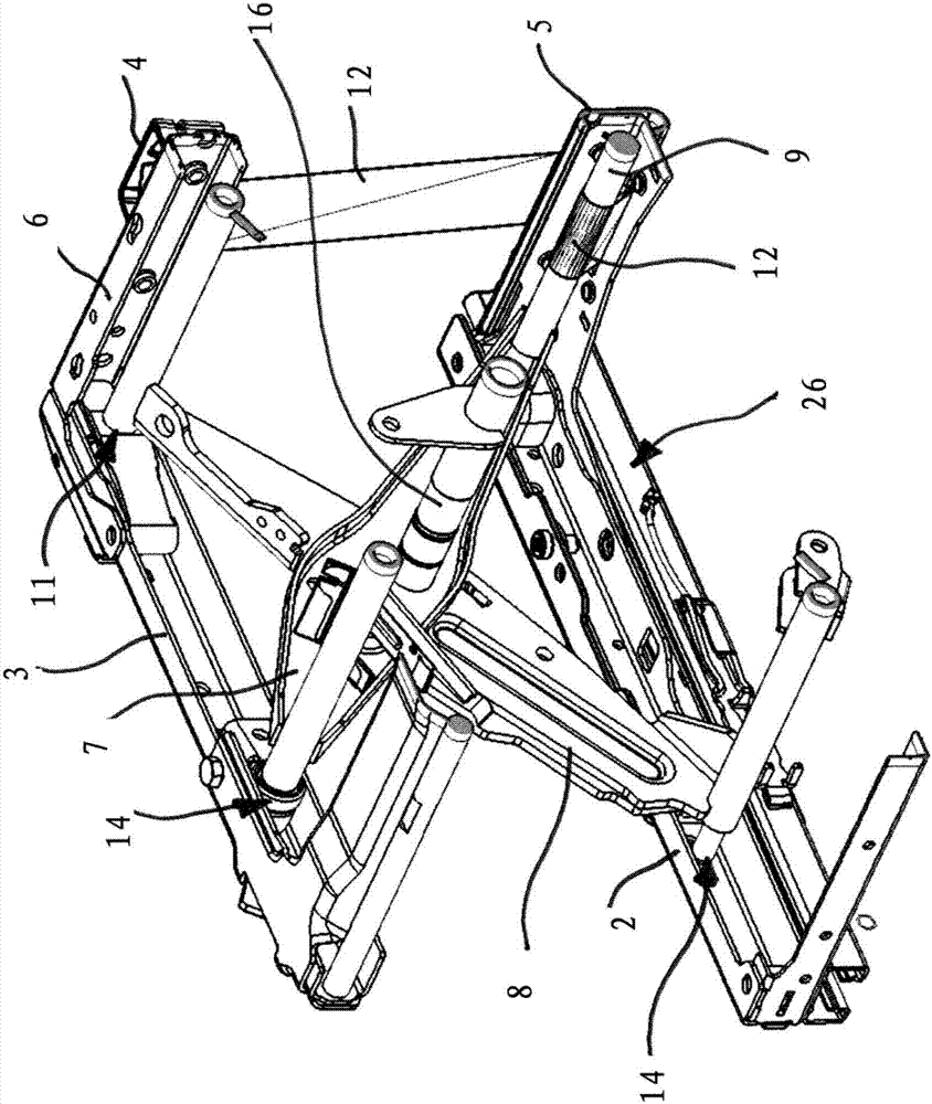 用于车辆座椅的具有制动带的竖向悬架系统的制作方法