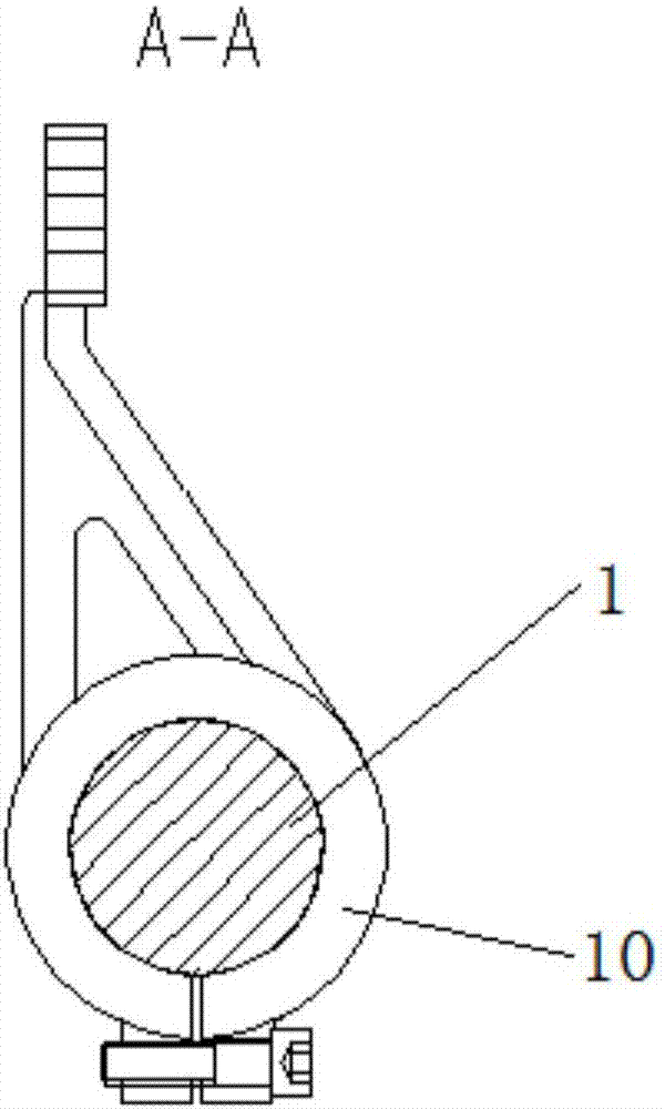 一种喷水织机分段式打纬轴的制作方法