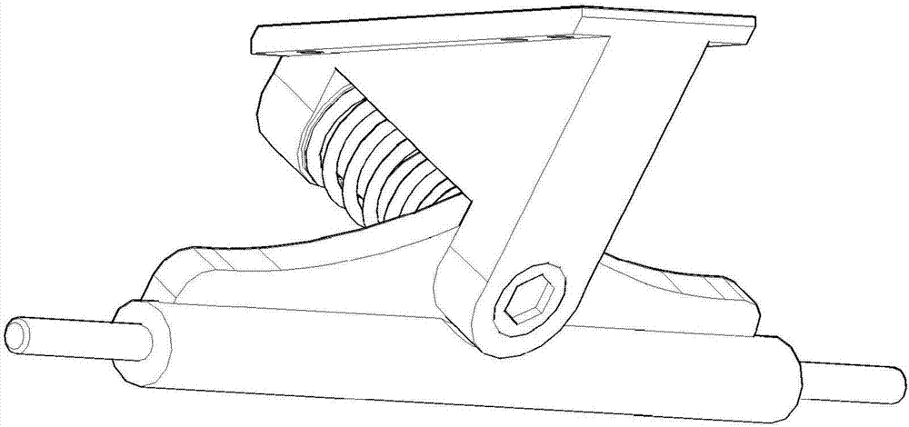 一种滑板轮架及选用这种滑板轮架的滑板车的制作方法