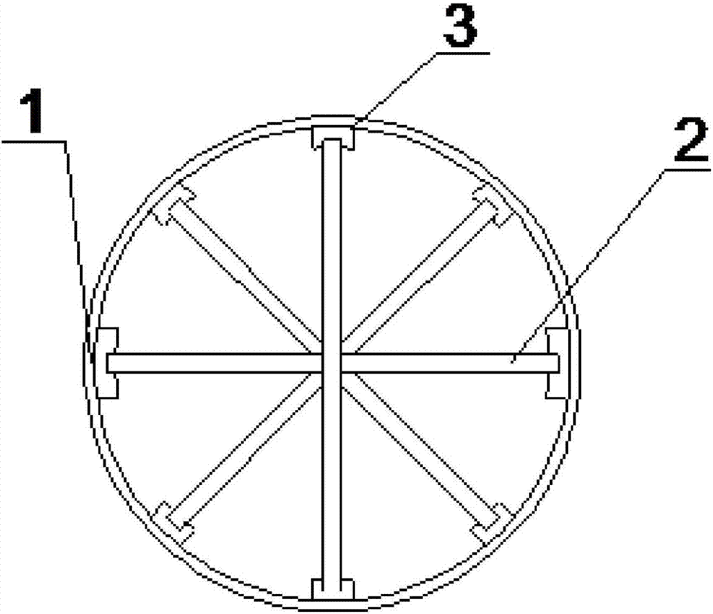 路面圆形井盖底部定型化模板装置的制作方法