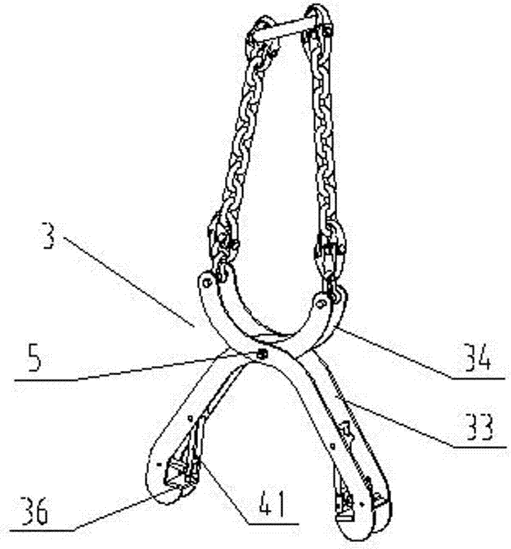 一种吊装与翻转用剪刀钳装置及其使用方法与流程