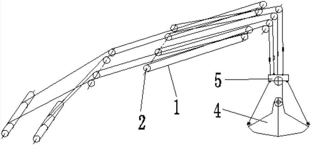 一种起重机的四绳吊具的制作方法