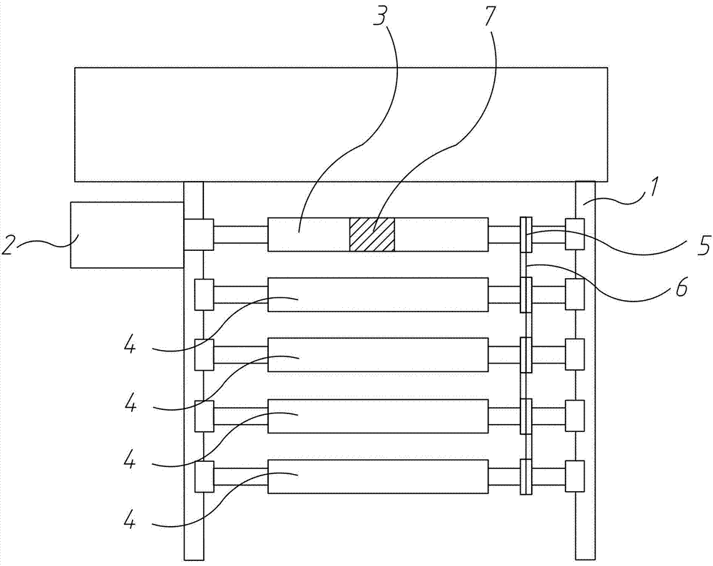 一种亚克力板剪板机的出料传送带的制作方法