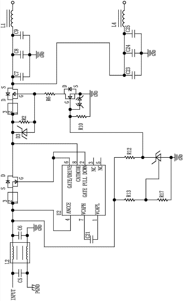 一种新型360°全景影像电源保护电路的制作方法