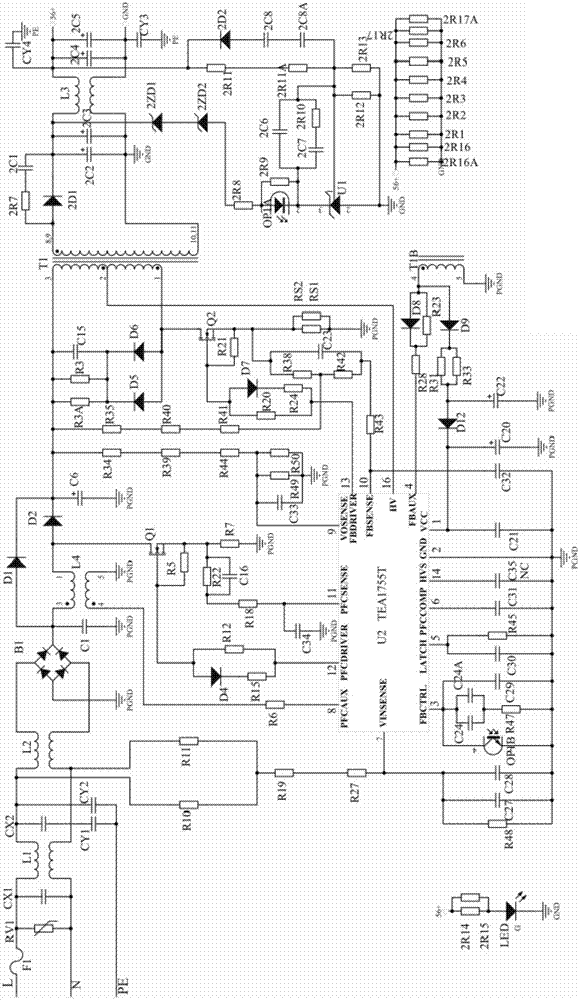 一种基于开关电源的电路的制作方法