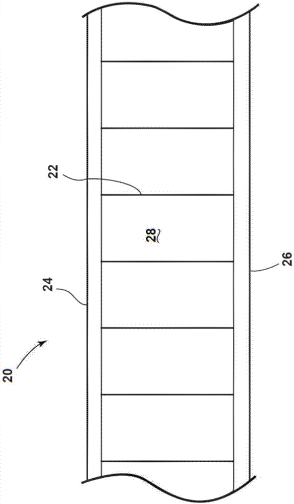 用于涡轮发动机中的声衬的制作方法