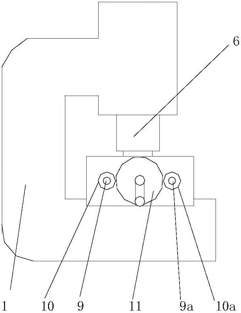 液压式冲孔机精确开孔定位仪的制作方法