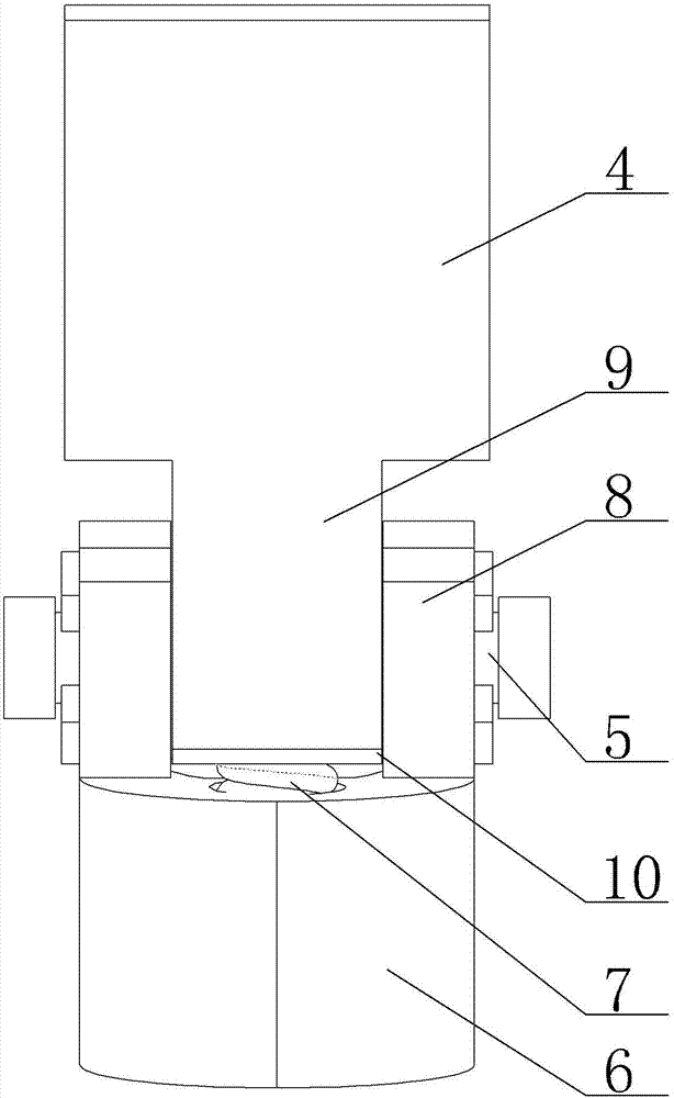 一种内栓和外栓的压接机构的制作方法