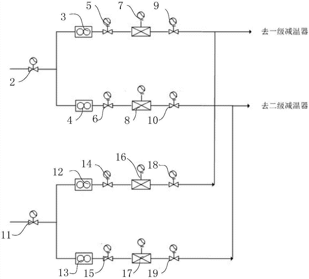 一种过热器减温水供水系统的制作方法