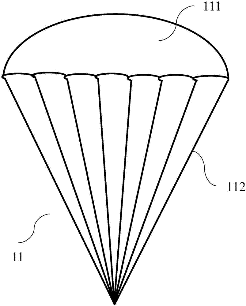 无人机降落伞装置的制作方法