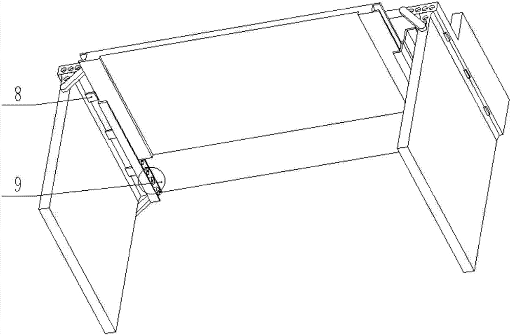一种桌脚距离可调的床上电脑桌的制作方法