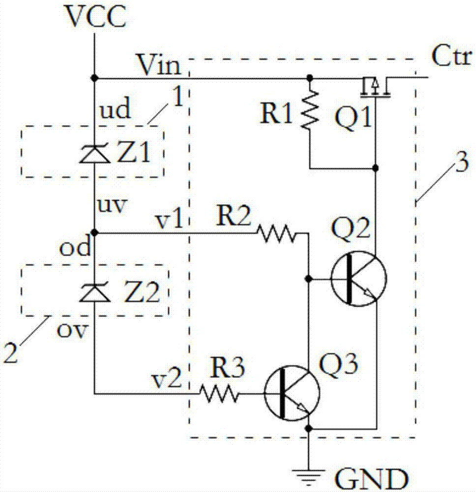 一种过压欠压保护电路的制作方法