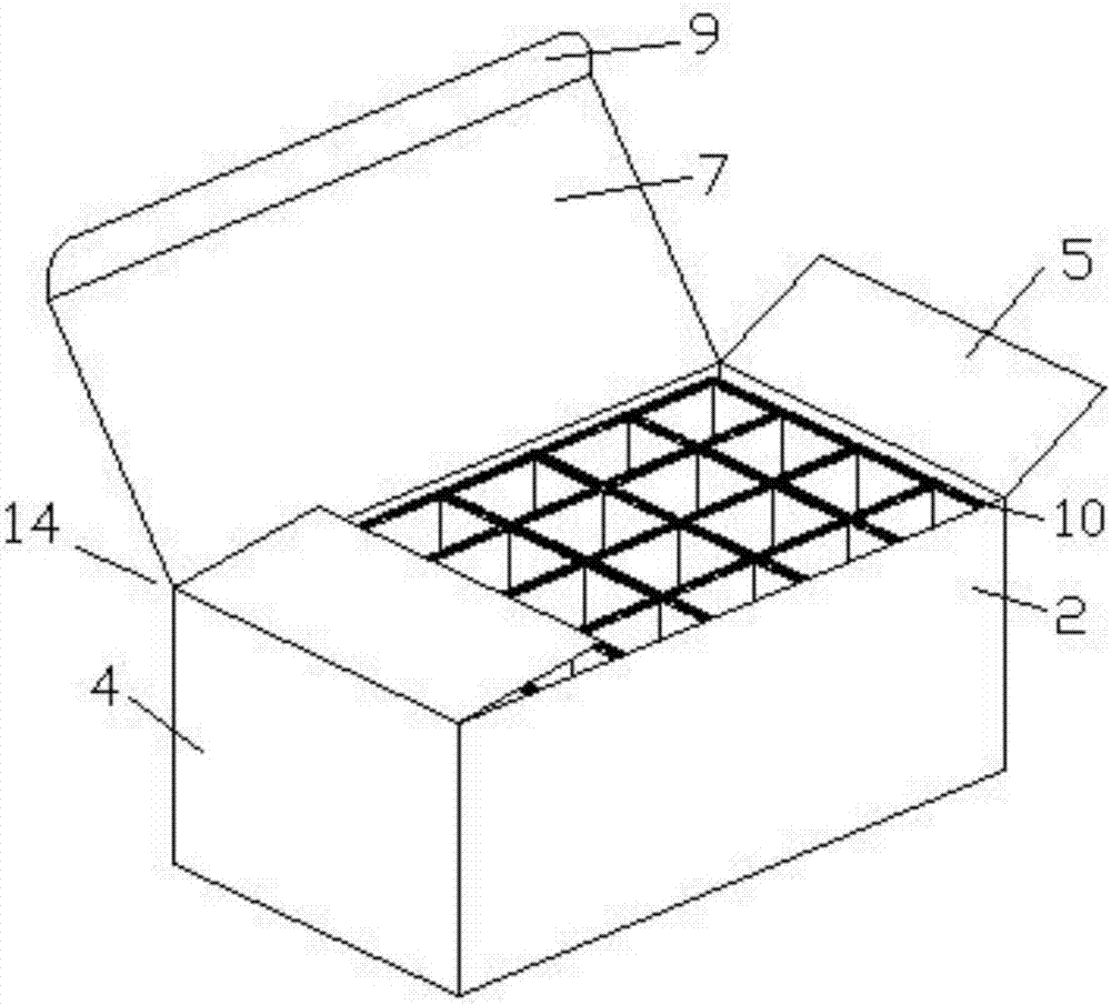 一种适用于白炽灯运输包装的瓦楞纸箱的制作方法