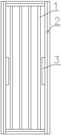 面膜平板门的制作方法