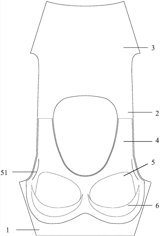 一种半身打底文胸的制作方法